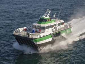 Wavecraft fast crew transfer vessel for wind farms Umoe Rapid