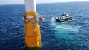 WAVECRAFT Umoe Rapid at Hywind offshore wind farm for Statoil